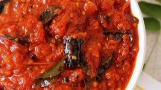 sun dried tomato pickle  storage tomato pickle recipe [upl. by Tullus]