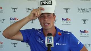 Viktor Hovland Saturday Interview 2024 Fedex St Jude Championship [upl. by Vlad]