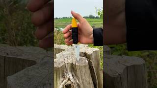 Survival SkillsIncredible Knife🔪survival camping bushcraft outdoors lifehacks [upl. by Wain428]