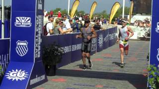 Lance Armstrong Passed In Last Second of Ironman Texas 703 [upl. by Anawak]