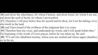 2 Esdras 4th Ezra Complete Read along Audiobook [upl. by Berners923]