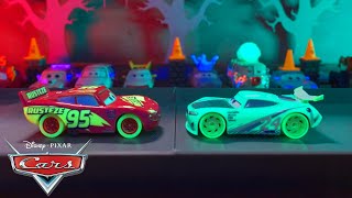 Lightning McQueen’s Haunted Piston Cup HaulOWeen Race  Pixar Cars [upl. by Haas30]