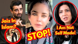 Hamza Ali Abbasis Controversial Beliefs Mahira Khan Says I Am Not Self Made Sabih Sumair Updates [upl. by Yrrem]