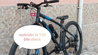 rockrider st 120 tanıtım bike check [upl. by Nalhsa]