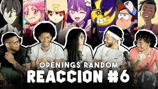 Reaccionando a Openings RANDOM  PARTE 6 [upl. by Eibrad]