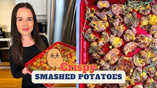 Crispy Olive Oil Smashed Potatoes [upl. by Torras214]