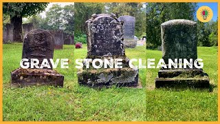 Satisfying Gravestone Cleaning  How They Died  Story behind the Gravestone  Episode 1 [upl. by Georgia]