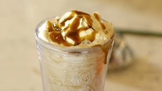 How To Make A Starbucks Frappuccino At Home [upl. by Ylro230]