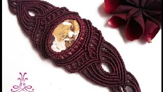 How to Wrap a Stone  Macrame Tutorial DIY [upl. by Powell]