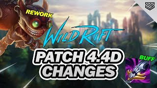 HUGE ZIGGS REWORK AND OVER 20 CHAMPION CHANGES 🔥 OFFICIAL WILD RIFT PATCH NOTES 44d BREAKDOWN [upl. by Rolland]