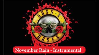 GUNS N ROSES  NOVEMBER RAIN INSTRUMENTAL [upl. by Thomajan]