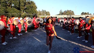 Abramson Sci Academy Marching Band Marching In vs GWCarver 2024 [upl. by Asnerek]