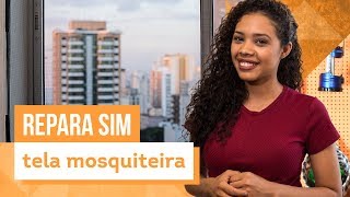 Tela mosquiteira  Aprenda a instalar com Paloma Cipriano  CASA DE VERDADE [upl. by Retrak]