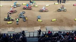 Weston Peick slow motion Paris supercross crash [upl. by Gordy]