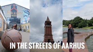 Denmark  In the streets of Aarhus  The Infinite Bridge Himmelbjerget Bazar Vest amp Dokk1 [upl. by Eillah]