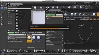 Unreal Engine 4 5 Tutorial  Spline Importing From Blender [upl. by Kampmeier]