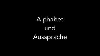 Englisch  Alphabet und Aussprache [upl. by Ruelle]