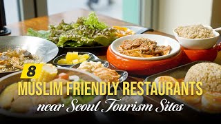 8 Muslim friendly restaurants near Seoul tourism sites  Halal foods Vegan Jongno COEX Hongdae [upl. by Sorips]