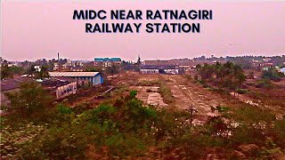 MIDC Mirjole Near Ratnagiri Railway Station Maharashtra India Konkan Railway Indian Railways [upl. by Ecnerewal]