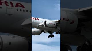 Iberia A350900 smooth approach  Reg ECNDR [upl. by Nader]