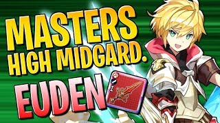 Masters High Midgardsormr  Euden with MUB 6 POV 308  Dragalia Lost [upl. by Lettig]