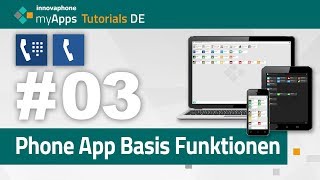 03 myApps Tutorial — Phone App und Softphone App Basis Funktionen 13r1 13r2  DE [upl. by Oeniri]