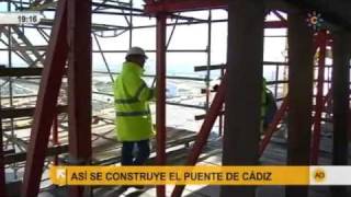 Así se construye el puente de la Bahía de Cádiz [upl. by Akkeber313]