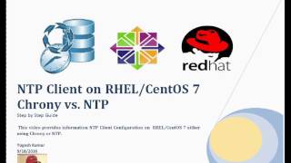 NTP Client Configuration on RHELCentOS 7 Chrony vs NTP [upl. by Ahseikram]