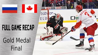 Canada vs Russia Gold Medal Highlights  January 5th WJC 2020 [upl. by Clotilda]