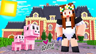 Trabajo de criada y me mandan a dormir con los chanchitos  Minecraft Andre [upl. by Goldsmith]