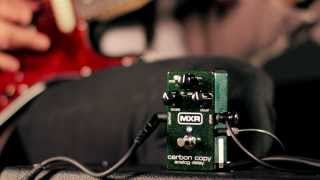 MXR Carbon Copy Analog Delay Effects Pedal Demo [upl. by Hselin967]