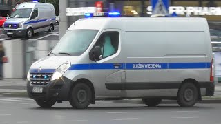 Polish Prison Transport│Alarmowo ► Służba Więzienna SW [upl. by Eilema566]