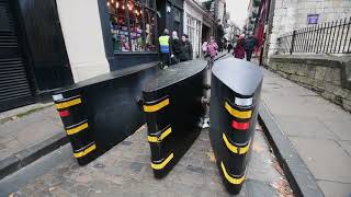 Anti terrorism Barriers in York 15th November 2021 [upl. by Ellinad986]