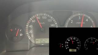 Nissan Patrol Y61 LWB 30D ZD30 Zexel 33quot lift acceleration before and after remap chip stage1 [upl. by Venterea553]