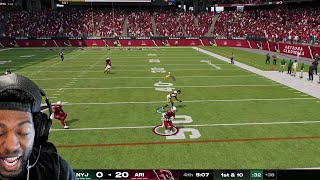 MADDEN 25 Made Me RAGE NEW YORK JETS VS CARDINALS [upl. by Aitnas]