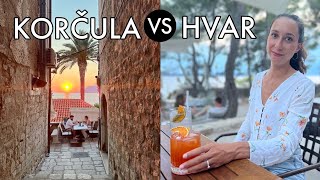 Hvar Vs Korčula  Which Croatian Island Should You Visit [upl. by Gravante]