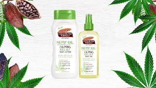 Palmers Cocoa Butter Formula Hemp Oil Calming Relief Collection [upl. by Naryk]