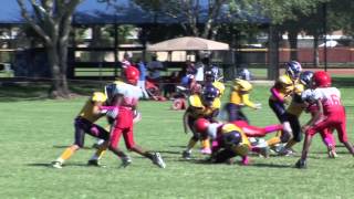 MVP Highlights No Flex Zone Pop Warner Miami [upl. by Kuebbing]