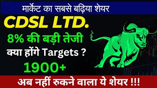 Cdsl Share Target  Cdsl Share Latest News  Cdsl Share Analysis [upl. by Nyrret]