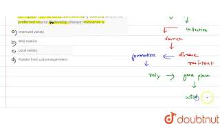 Germplasm can be collected from many sources where the preferred source of develop disease [upl. by Engelbert963]