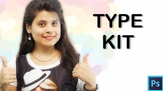 How To Get Free Fonts with Typekit  Photoshop Hindi Tutorial  Chapter 15  Video 4 [upl. by Alamaj]