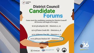 District Council candidate forum [upl. by Cioffred]