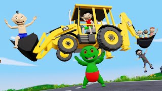 Pagal Bittu Sittu Aur Chirkut Wala Cartoon  Toy Jcb Wala Cartoon  Jcb Tractor  Gadi Wala Cartoon [upl. by Ail423]