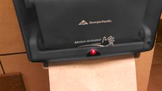 GeorgiaPacific enMotion Automated Touchless Dispe [upl. by Notlok600]