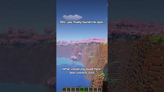 POV You finally found the best seed for minecraft 121 🔥 [upl. by Hetti]