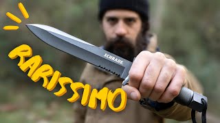 LUNICO Coltello da Sopravvivenza alla RAMBO  Kit Survival nel Manico  Test Duro [upl. by Odareg]