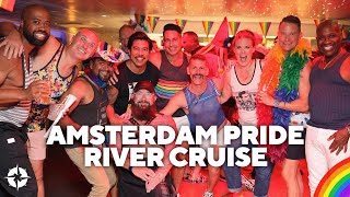 Amsterdam Pride River Cruise 2023 RECAP 🏳️‍🌈  OUTbound Travel [upl. by Akirat905]