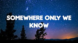 Keane  Somewhere Only We Know  Sia Ed Sheeran CKay Lyrics [upl. by Gee]