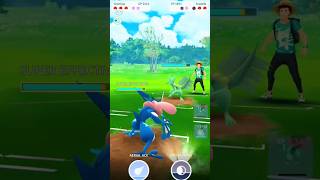 Greninja vs Sceptile pokemongo gamer [upl. by Latsyrhk]