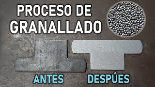 🔴 Proceso de granallado de piezas de acero  CADINSA  Lima Perú 🔴 [upl. by Maggie]